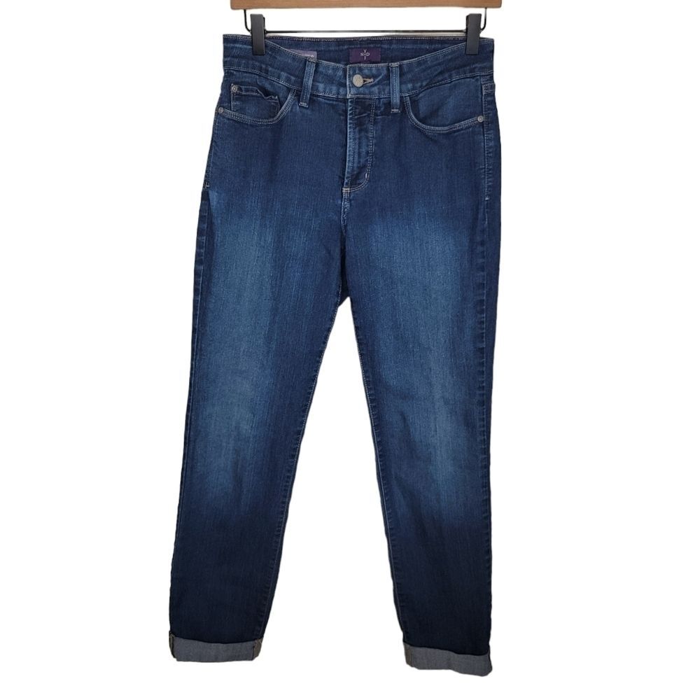 Nydj Sylvia Relaxed Boyfriend denim jeans size 6